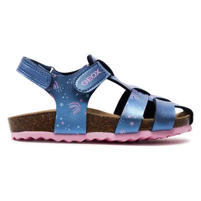 Sandály Geox B Sandal Chalki Girl B452RA 000NF CF48T S Tmavomodrá