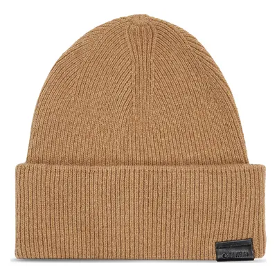 Čepice Calvin Klein Leather Patch Docker Beanie K50K510978 Zelená