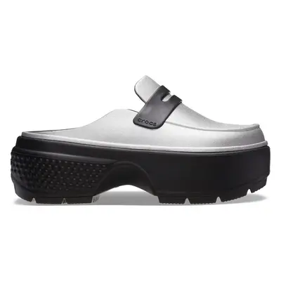 Nazouváky Crocs Stomp Metallic Loafer Clog 210363 Stříbrná