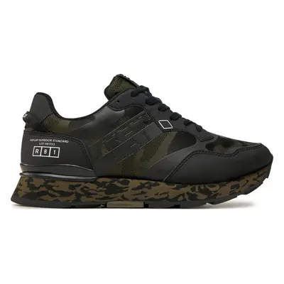 Sneakersy REPLAY Arthur Hidden Camo Patterned Sneakers GMS68.000.C0090T Zelená