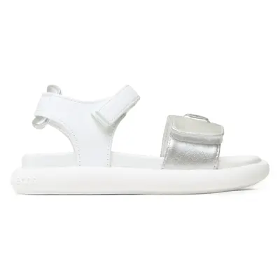 Sandály Calvin Klein Jeans Velcro Sandal V3A2-80496-1598 S Stříbrná