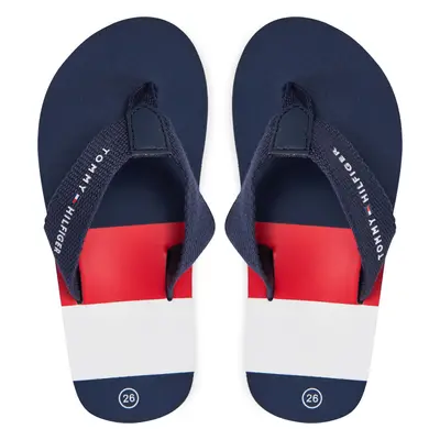 Žabky Tommy Hilfiger T3B8-33446-0058 M Tmavomodrá