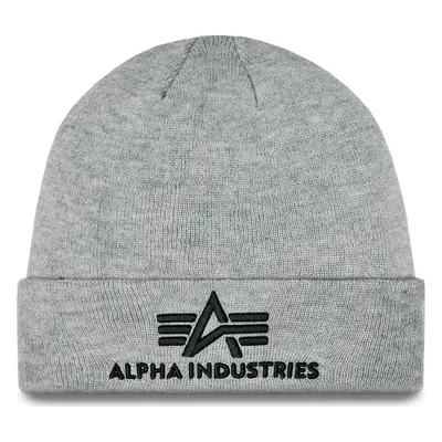 Čepice Alpha Industries 3D Beanie 168910 Šedá