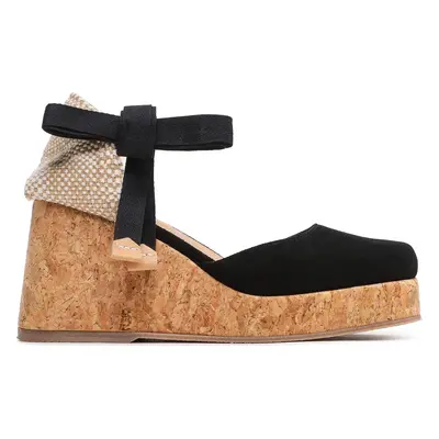 Espadrilky Castañer Tina Cork/007 023075-100 Černá