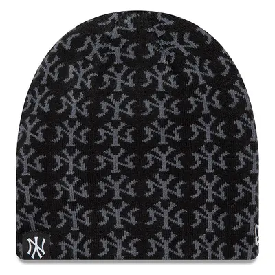 Čepice New Era Jacquard Skull Bean 60565444 Černá