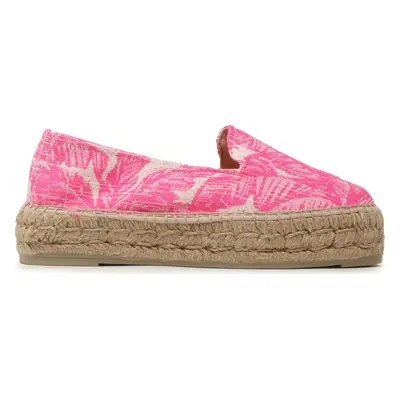 Espadrilky Manebi Cotton Jaquard Double Sole Espadrilles G 4.7 D0 Růžová