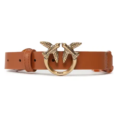 Dámský pásek Pinko Love Day Turtle Chain Belt H2 PE 22 PLT01 1H2113 Y85T Hnědá