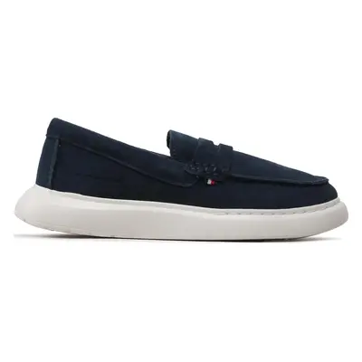 Lordsy Tommy Hilfiger Hybrid Loafer FM0FM04440 Tmavomodrá