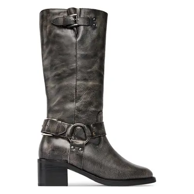 Kozačky Bronx High boots 14291-A Černá