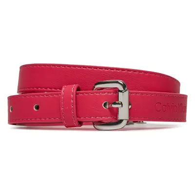 Dětský pásek Calvin Klein Jeans Monogram Logo Belt IU0IU00445 Růžová