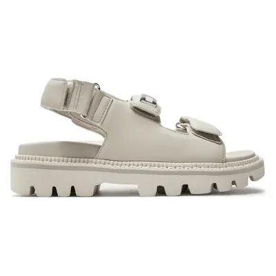 Sandály Tommy Jeans Tjw Fancy Sandal EN0EN02461 Béžová