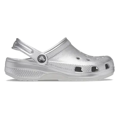 Nazouváky Crocs Crocs Classic Metallic Clog T 209198 Stříbrná