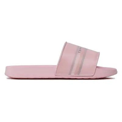 Nazouváky Tommy Hilfiger Reflective Pool Slide T3A0-32803-1172 S Růžová