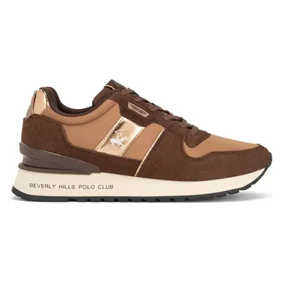 Sneakersy Beverly Hills Polo Club W-3C098-2A324 Hnědá