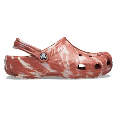 Nazouváky Crocs Classic Marbled Clog 206867 Hnědá