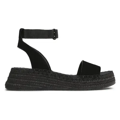 Espadrilky Calvin Klein Jeans Sporty Wedge Rope Su Con YW0YW00977 Černá