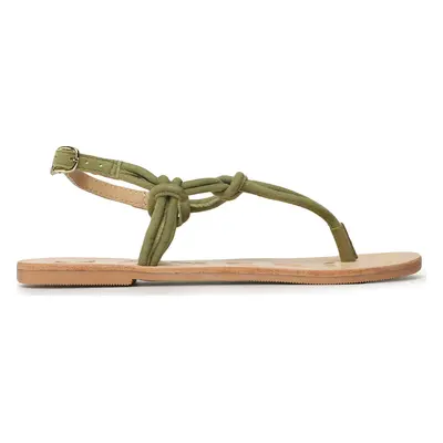 Sandály Manebi Suede Leather Sandals V 2.0 Y0 Khaki