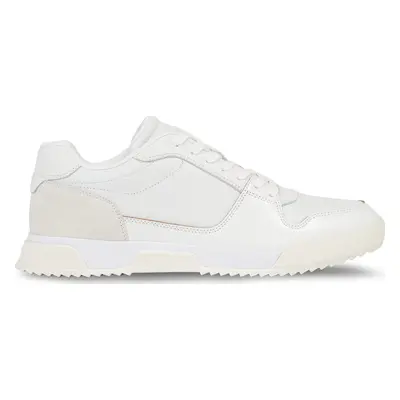 Sneakersy Calvin Klein Low Top Lace Up Lth HM0HM01173 Bílá