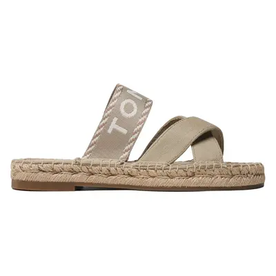 Espadrilky Tommy Hilfiger Seasonal Webbing Sandal FW0FW07181 Béžová