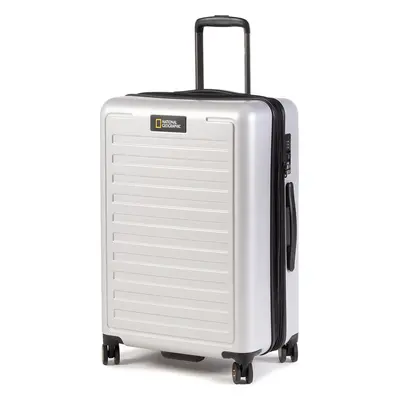 Kabinový kufr National Geographic Luggage N164HA.60.23 Stříbrná