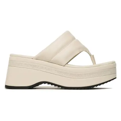 Žabky Tommy Jeans Sandal Padded EN0EN02075 Béžová