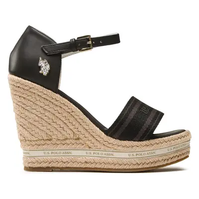 Espadrilky U.S. Polo Assn. Aylin AYLIN009 Černá