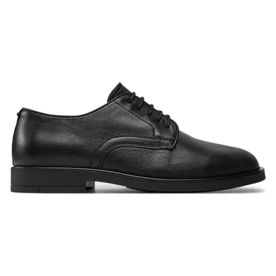 Polobotky Calvin Klein Derby Lth HM0HM01567 Černá