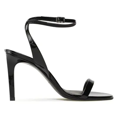 Sandály Calvin Klein Stilleto Sandal 90 - Patent HW0HW01632 Černá