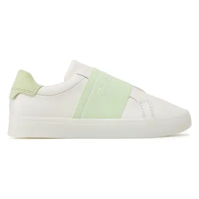 Sneakersy Calvin Klein Clean Cupsole Slip On-He HW0HW01416 Écru