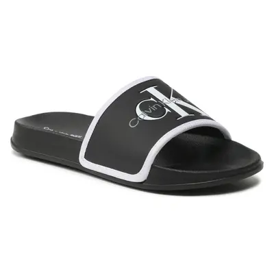 Nazouváky Calvin Klein Jeans Logo Pool Slide V3B0-80630-1172 S Černá