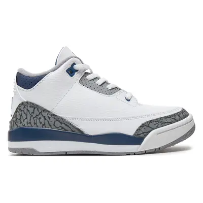 Sneakersy Nike Jordan 3 Retro (PS) DM0966 140 Bílá