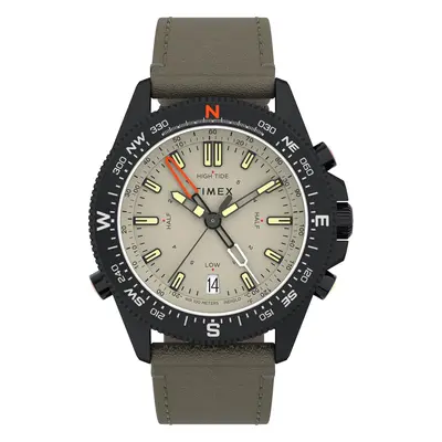 Hodinky Timex Tide-Temp-Compass 43mm Eco-Friendly Strap TW2V21800 Černá