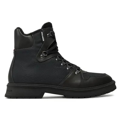 Kotníková obuv Tommy Hilfiger Hilfiger Warm Cordura Mix Boot FM0FM05180 Černá