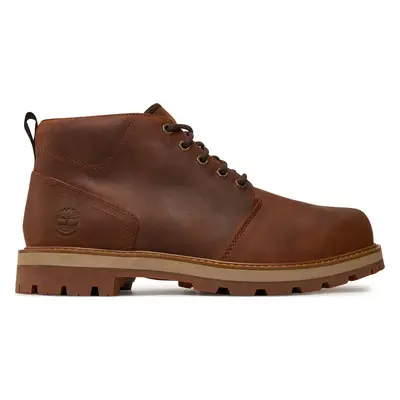 Kotníková obuv Timberland BRITTON ROAD MID CHUKKA WP TB0A69TWEM61 Hnědá