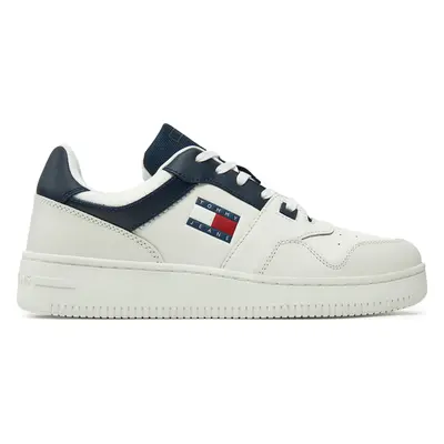 Sneakersy Tommy Jeans Tjm Retro Basket Ess EM0EM01395 Bílá