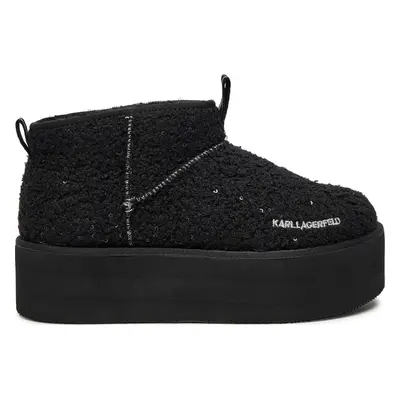 Polokozačky KARL LAGERFELD KL48522W Černá