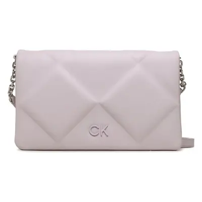 Kabelka Calvin Klein Re-Lock Qult Shoulder Bag K60K611021 Fialová