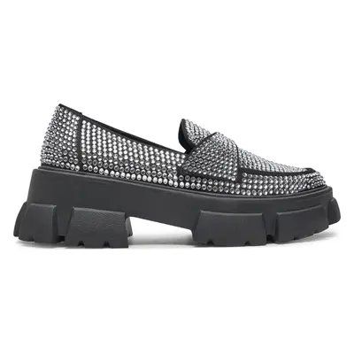 Loafersy Steve Madden Trifecta_R SM11003506 Stříbrná