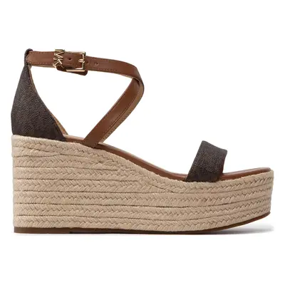 Espadrilky MICHAEL Michael Kors Serena Wedge Espadrille 40S2SEMS1B Hnědá