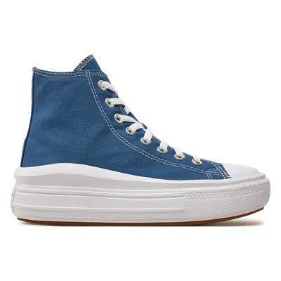 Plátěnky Converse Chuck Taylor All Star Move Platform A09395C Modrá