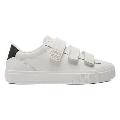 Sneakersy Tommy Jeans Cupsole Sneaker Velcro EN0EN02568 Bílá