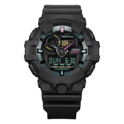 Hodinky G-Shock Multi-Fluorescent Accents GA-700MF-1AER Černá