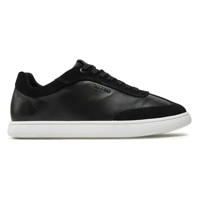 Sneakersy Calvin Klein Cupsole Lace Up - Lth Sue Mix HW0HW02435 Černá