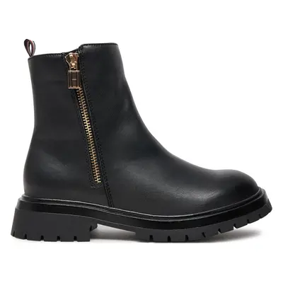 Polokozačky Tommy Hilfiger Chelsea Boot T3A5-33566-1351 S Černá