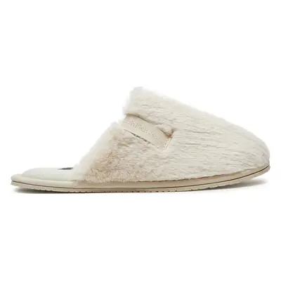 Bačkory Calvin Klein Jeans Hotel Slipper Fur After Glow YW0YW01593 Écru