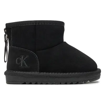 Sněhule Calvin Klein Jeans Fur Boot V3A5-81036-0187 M Černá