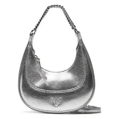 Kabelka PINKO Brioche Hobo Mini AI 24-25 PLTT 101433 A204 Stříbrná