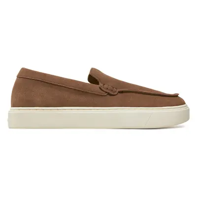 Polobotky Calvin Klein Moccasin Suede HM0HM01794 Hnědá