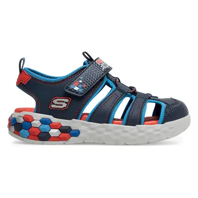 Sandály Skechers 402213L NVRD Tmavomodrá