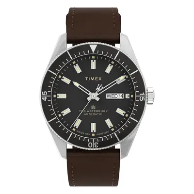 Hodinky Timex Waterbury TW2V24800 Hnědá